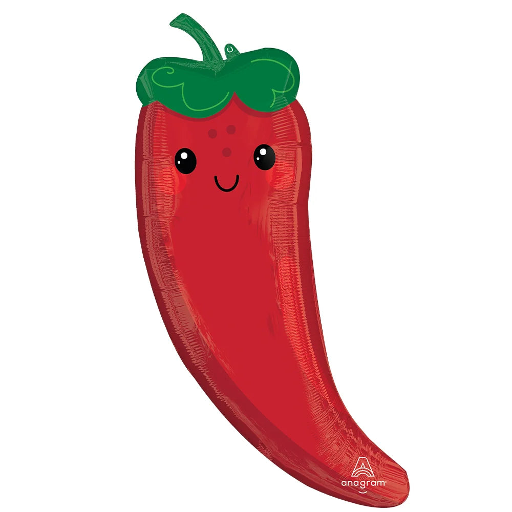 Anagram 36" Food Friends Chili Pepper Foil Balloon